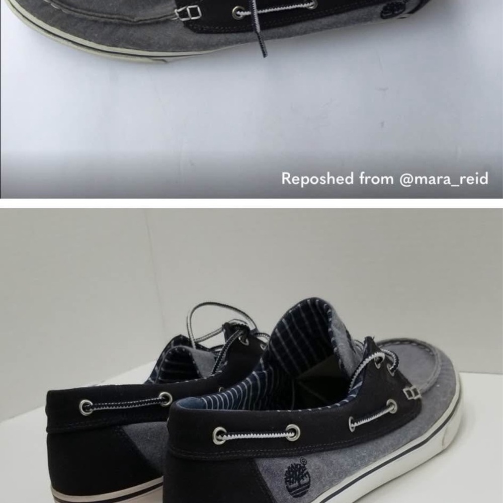 Timberland Men's Charcoal Boat Shoes